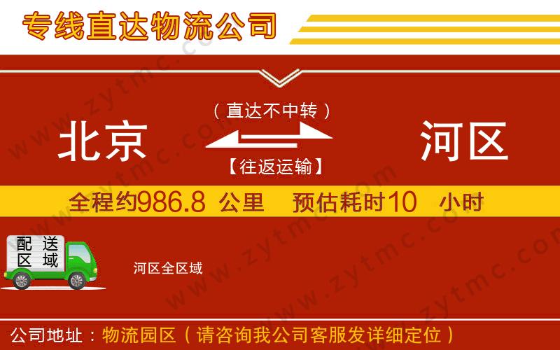 北京到?jīng)负訁^(qū)物流公司